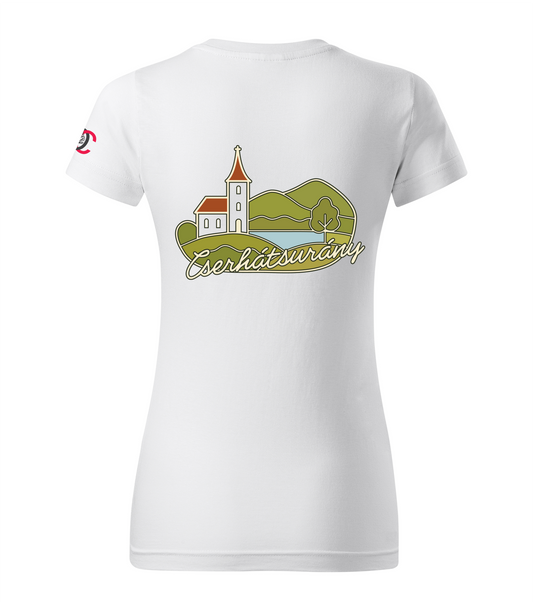 White T-shirt with Cserhatsurany design